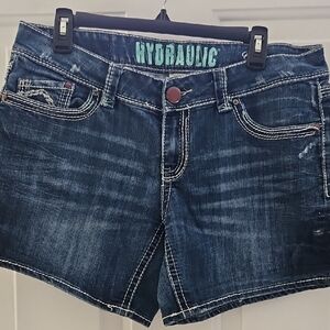 Hydraulic Women's Dark Blue Jean Shorts